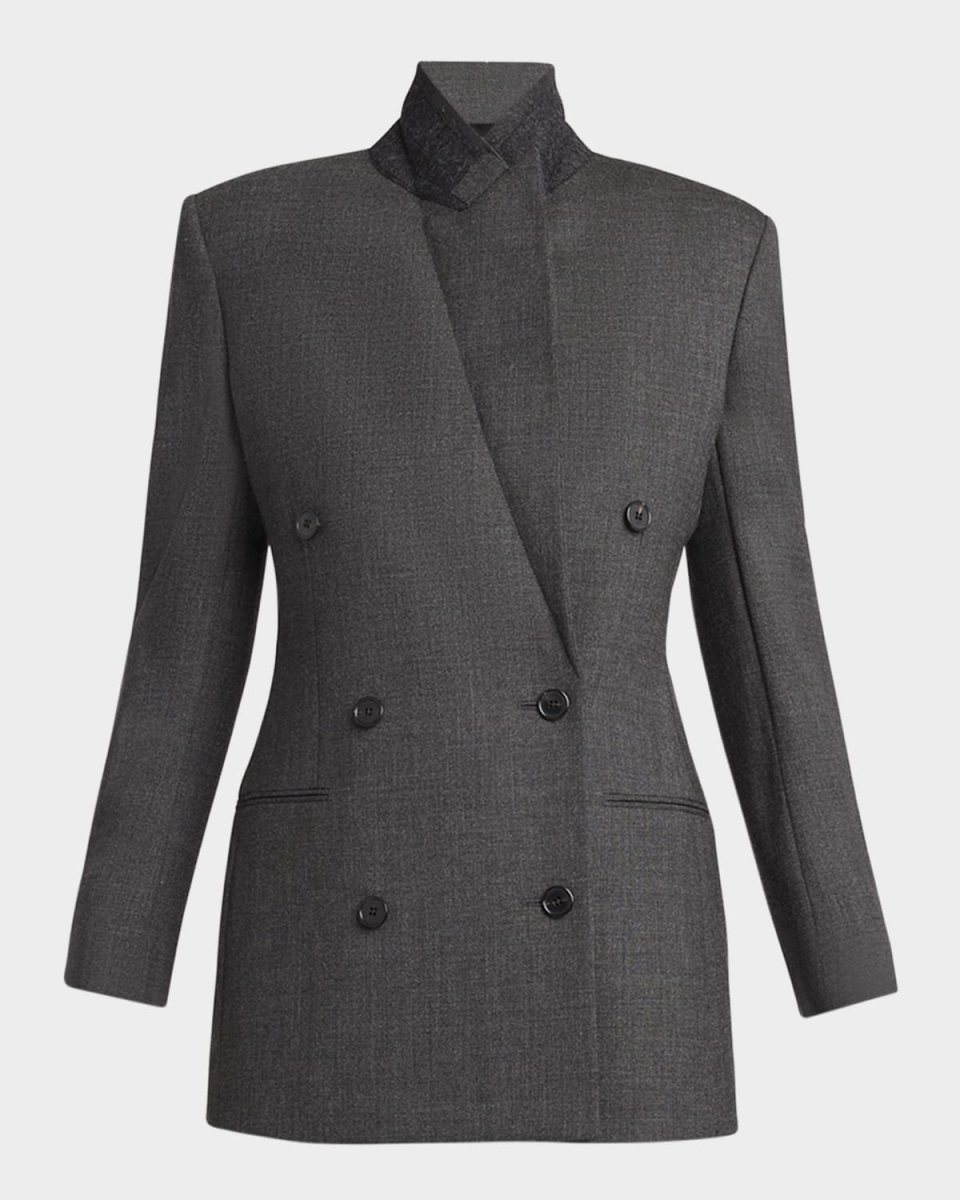 Franny Double-Breasted Wool Jacket